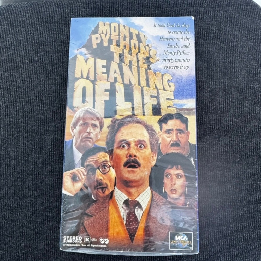 Monty Python's The Meaning of Life VHS 1983 MCA Universal Sealed New Excellent